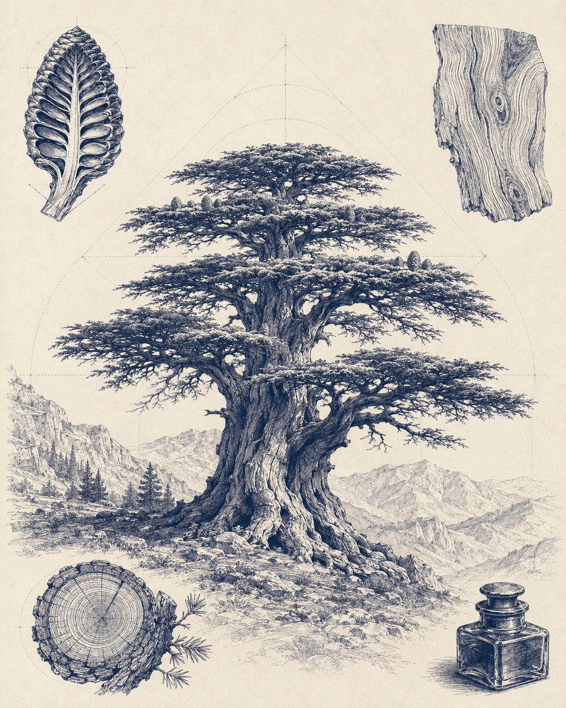 Cedra — heritage illustration