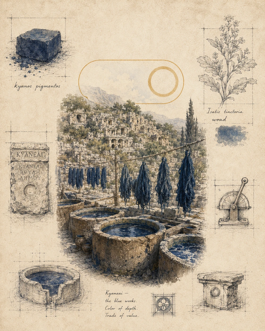 Kyane — heritage illustration