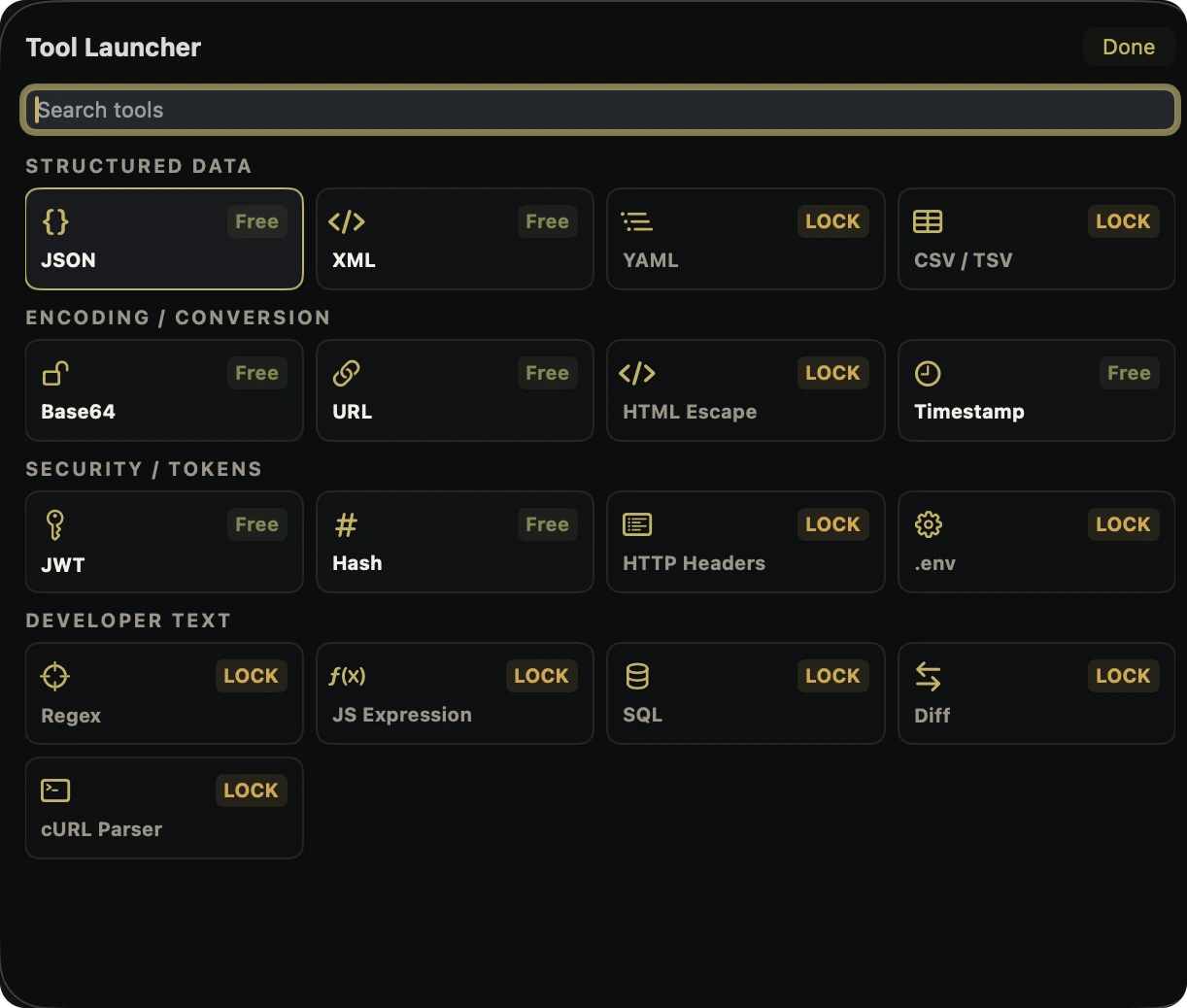 Kyane running on macOS